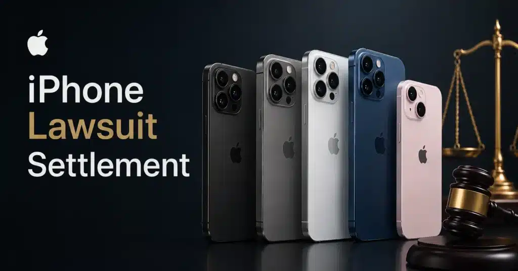 Apple iPhone lineup showcasing multiple iPhone models